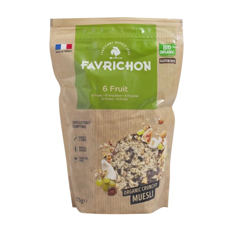 FAVRICHON FAVRICHON MUESLI CROUSTILLANT 6 FRUITS SG 375G