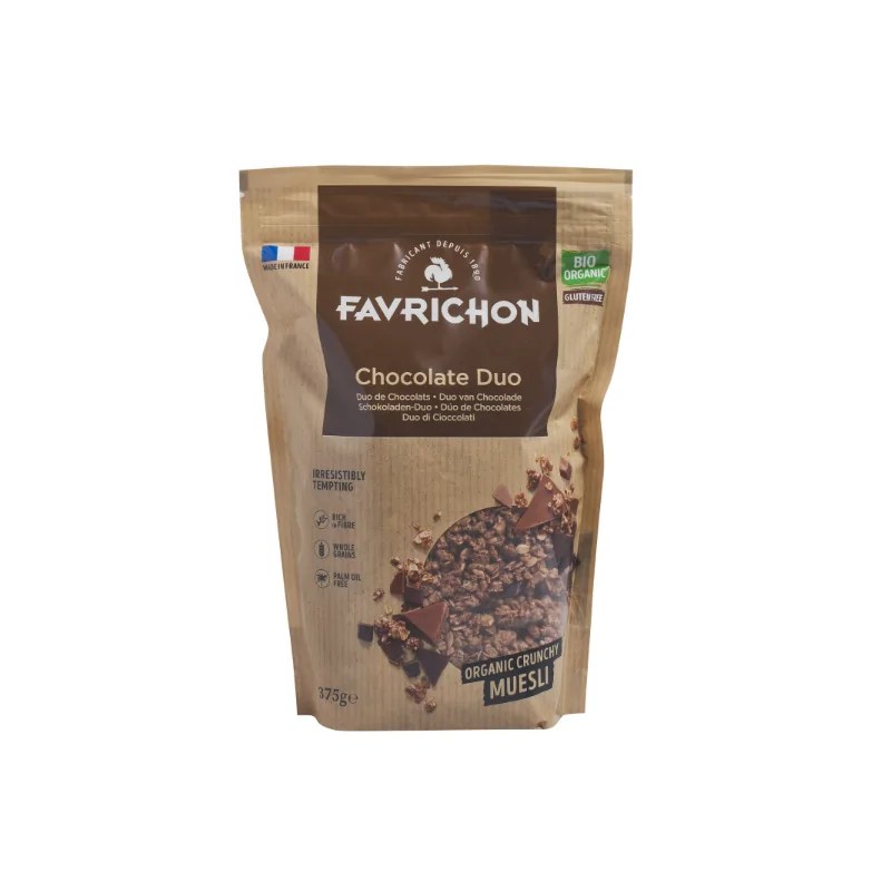 FAVRICHON FAVRICHON MUESLI CROUSTILLANT DUO DE CHOCOLAT SG 375G