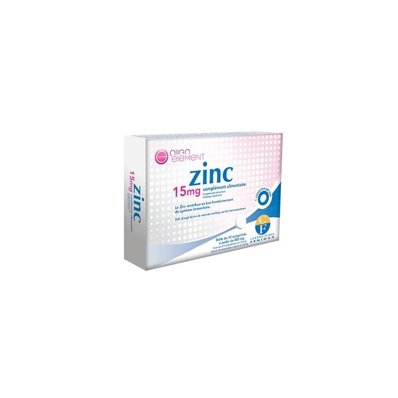 FENIOUX FENIOUX ZINC 15MG COMPRIMÉS 30X450MG