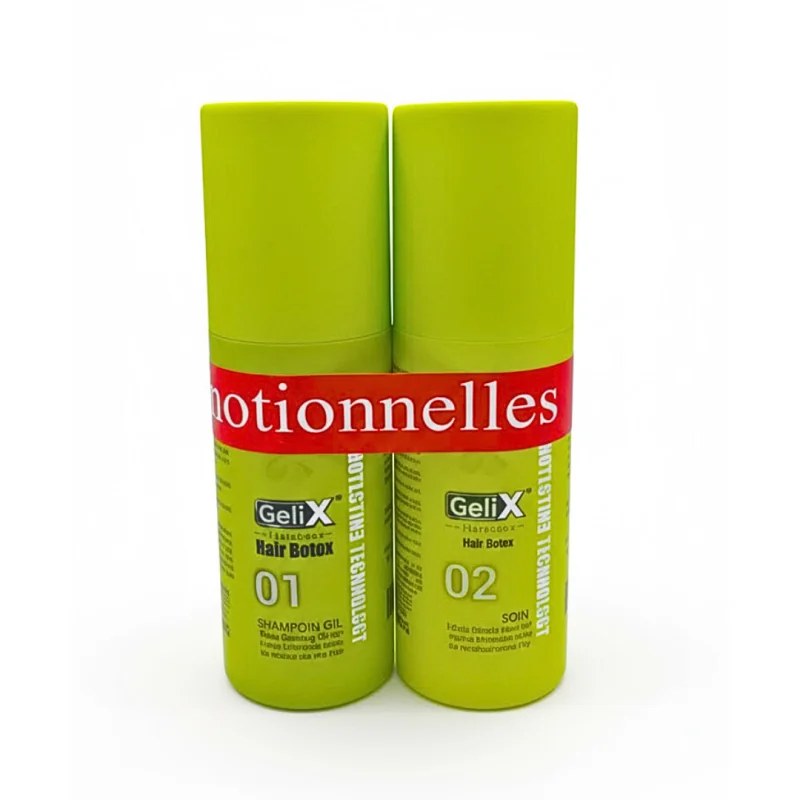 GELIX Gelix Duo Pack  » Hair Botox shampoing 01+Hair Botox Keratin 02″