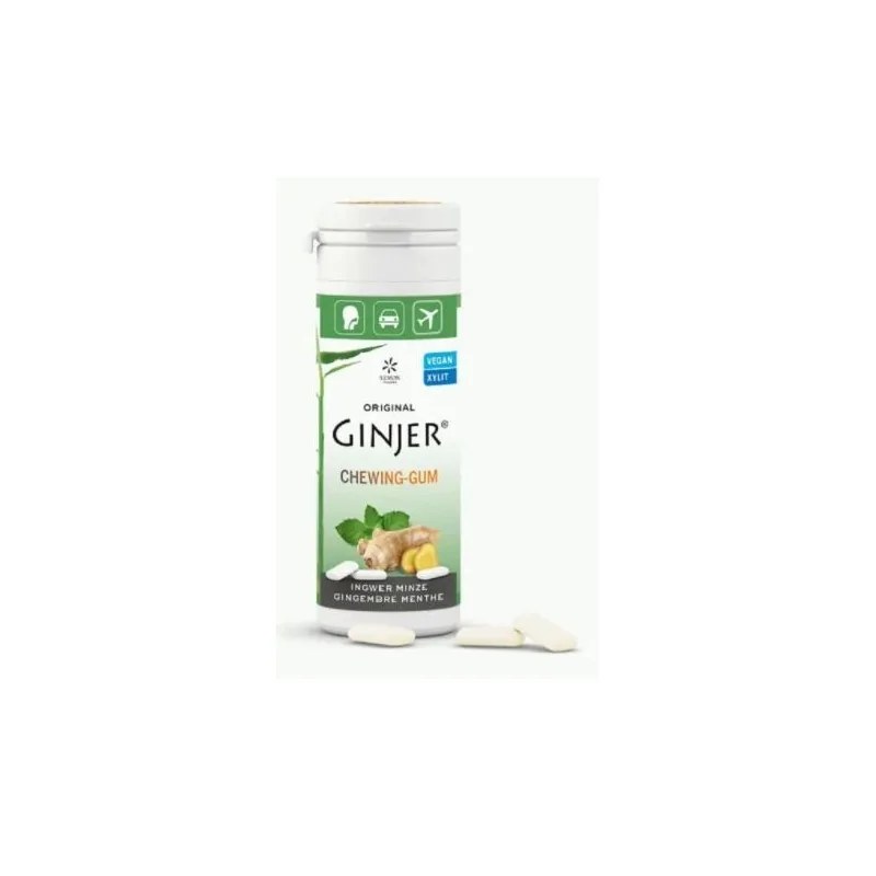 GINJER  GINJER CHEWING-GUM GINGEMBRE MENTHE 30 G