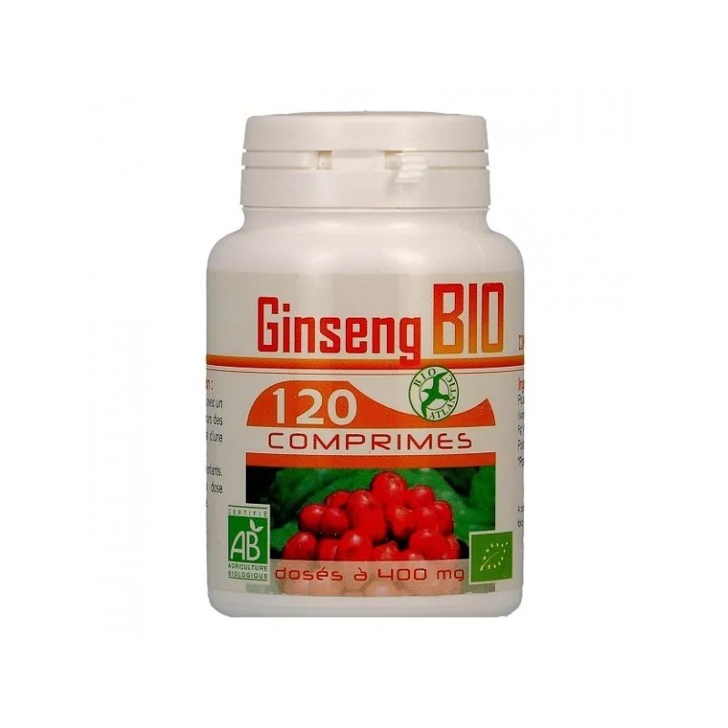 GPH DIFFUSION  GPH DIFFUSION  GINSENG BIO 120 comprimés