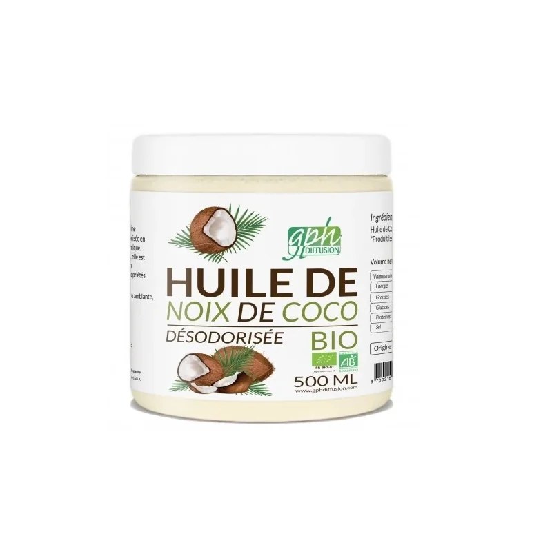 GPH DIFFUSION  GPH Diffusion  HUILE DE COCO BIO 500ML