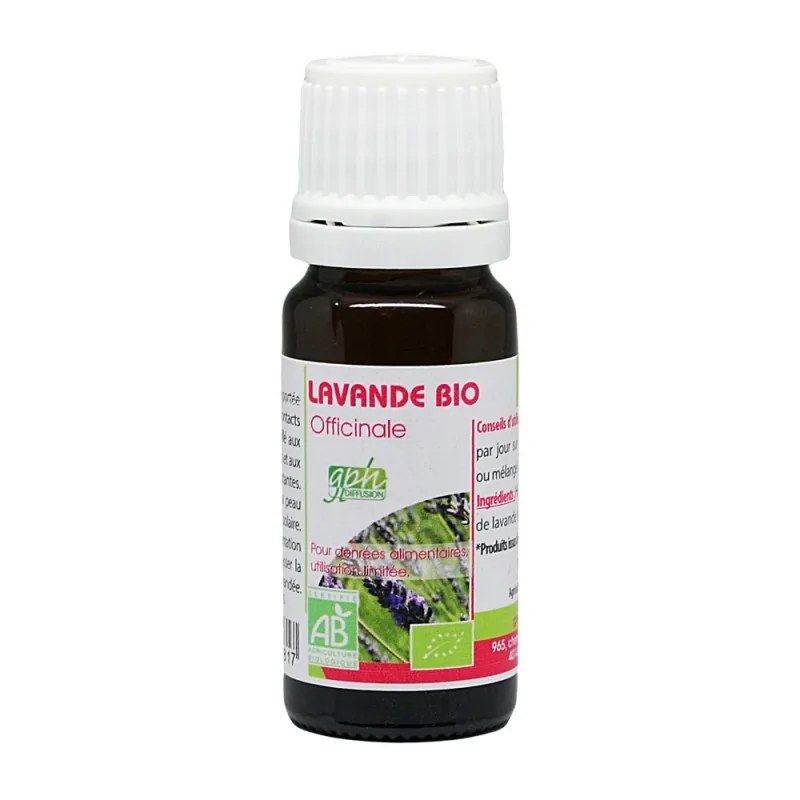 GPH DIFFUSION  GPH Diffusion Huile Essentielle Bio Lavande Officinale 10 ml