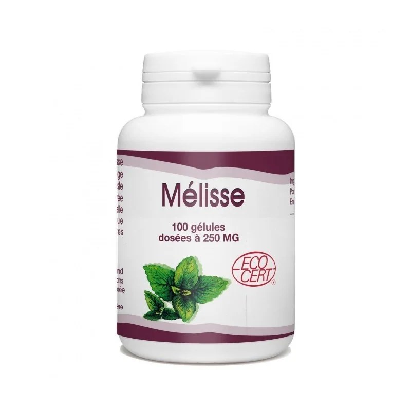 GPH DIFFUSION  GPH DIFFUSION MÉLISSE BIO - 250 MG - 100 GÉLULES