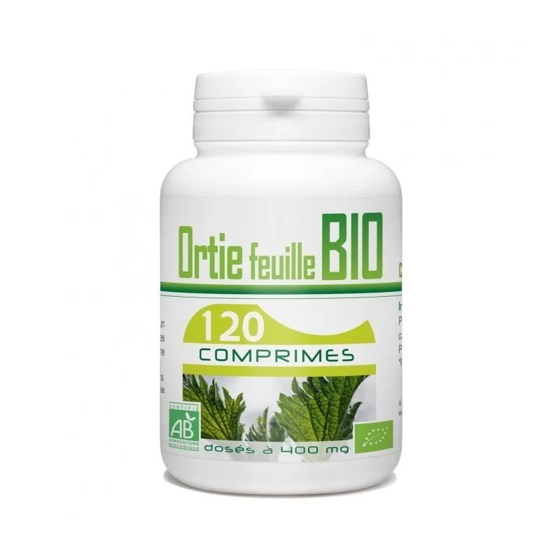 GPH DIFFUSION  GPH DIFFUSION ORTIE FEUILLE BIO - 120 COMPRIMÉS À 400 MG