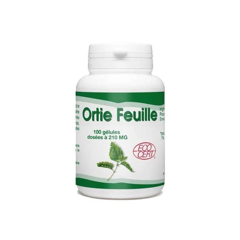 GPH DIFFUSION  GPH DIFFUSION ORTIE FEUILLE BIO - 210MG - 100 GÉLULES