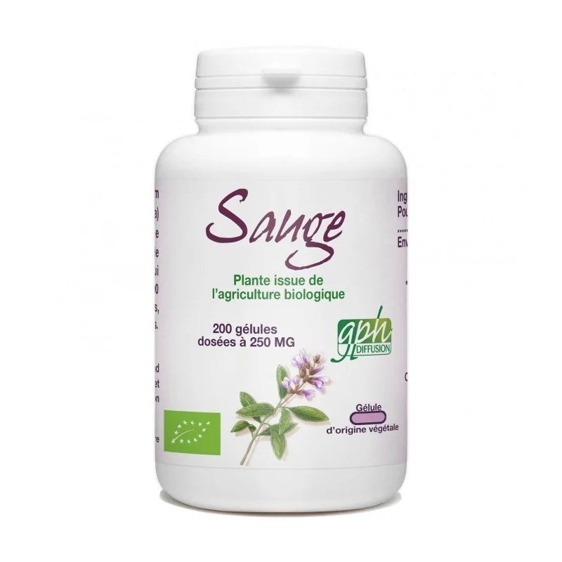 GPH DIFFUSION  GPH DIFFUSION SAUGE Bio 200 gélules