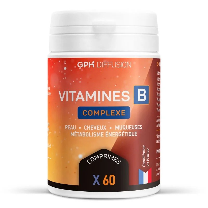 GPH DIFFUSION  GPH DIFFUSION VITAMINE B COMPLEXE 60 COMPRIMES