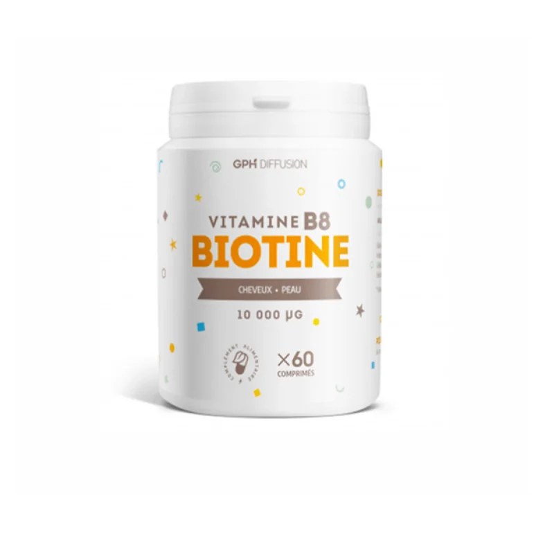 GPH DIFFUSION  Gph Diffusion Vitamine B8 Biotine 60 Comprimés