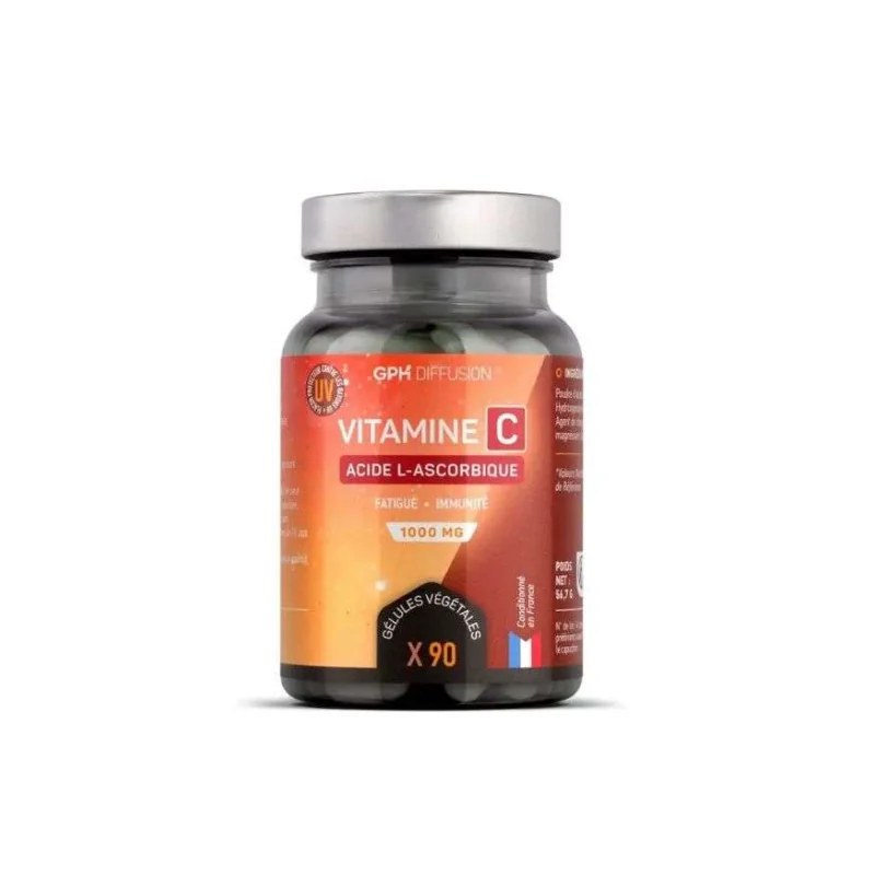GPH DIFFUSION  GPH DIFFUSION VITAMINE C L-ASCORBIQUE 1000MG 90 GELULES