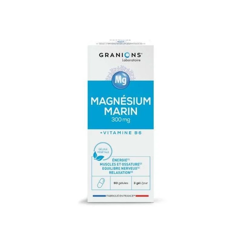 GRANIONS GRANIONS MAGNESIUM MARIN 300MG 60 GELULES
