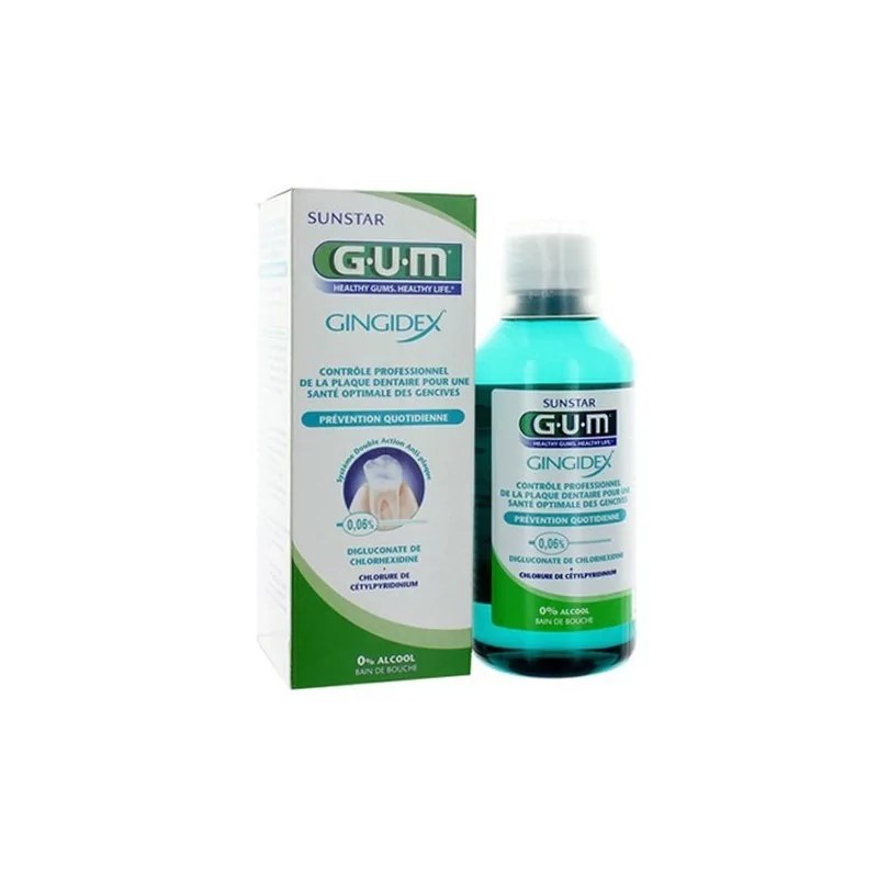 GUM SUNSTAR GUM BAIN DE BOUCHE GINGIDEX 300 ML