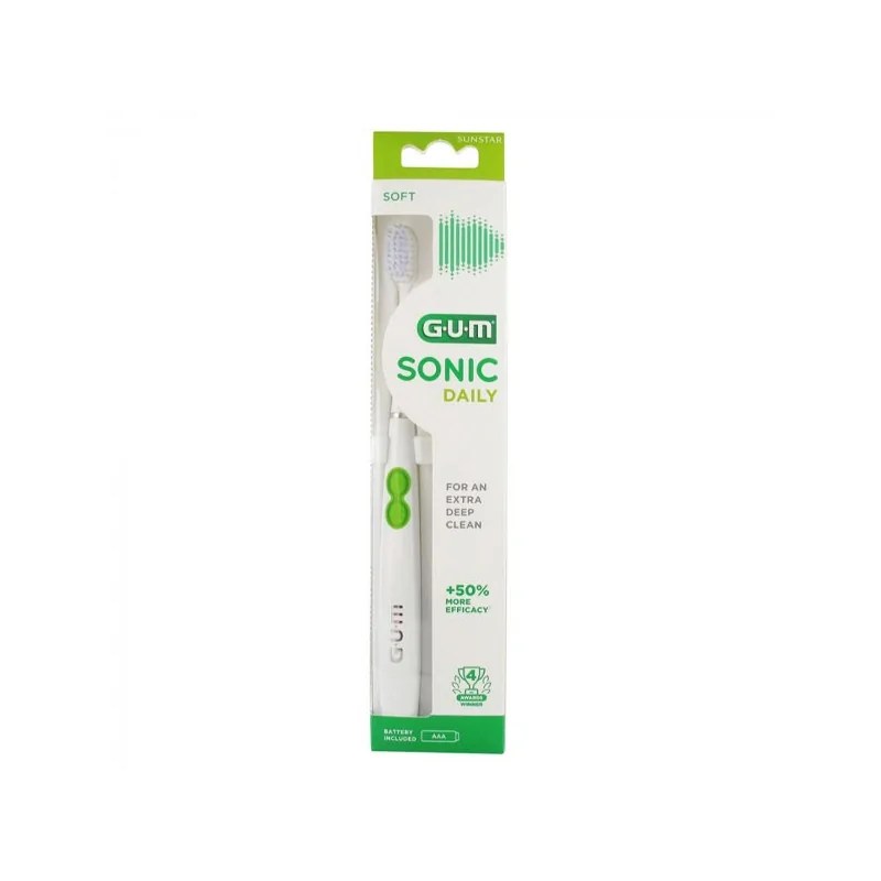 GUM SUNSTAR GUM BROSSE À DENTS ÉLECTRIQUE SONIC DAILY SOFT