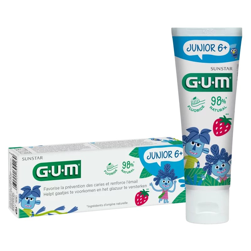 GUM SUNSTAR GUM DENTIFRICE JUNIOR 6+ 50 ML