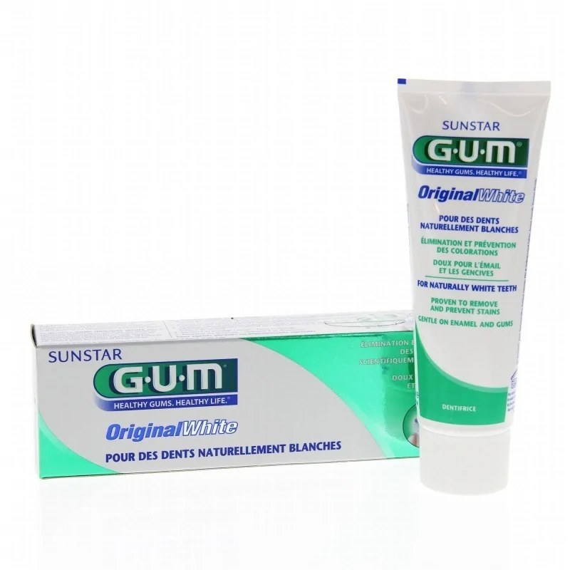 GUM SUNSTAR GUM DENTIFRICE ORIGINAL WHITE