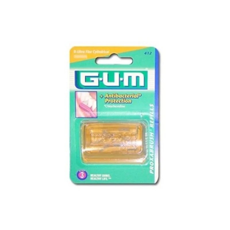 GUM SUNSTAR GUM RECHARGE 8 BROSSETTES 0,9mm
