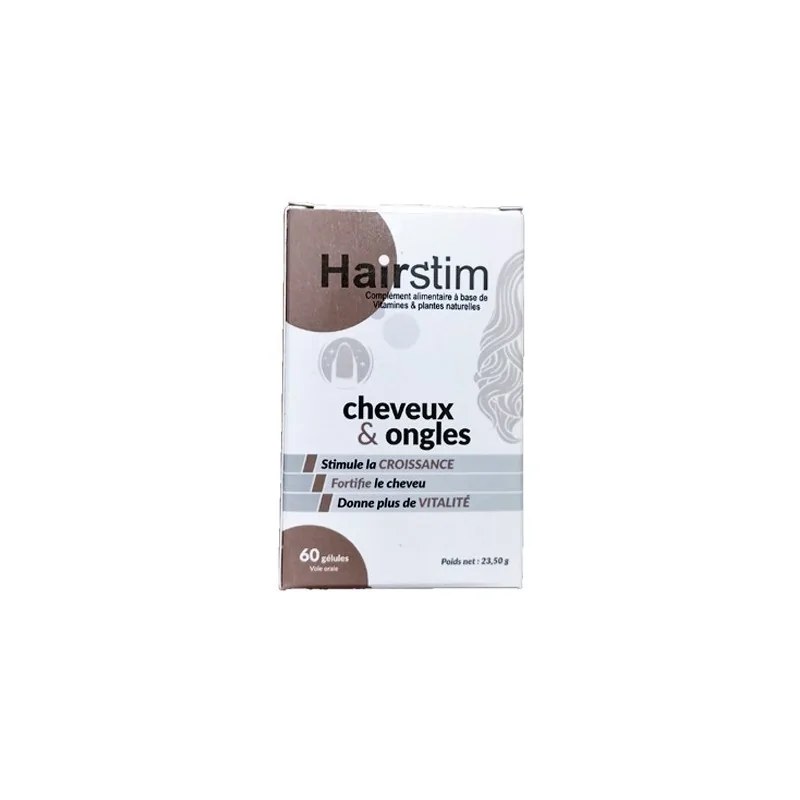Hairstim  Hairstim Cheveux & Ongles 60 Gelules