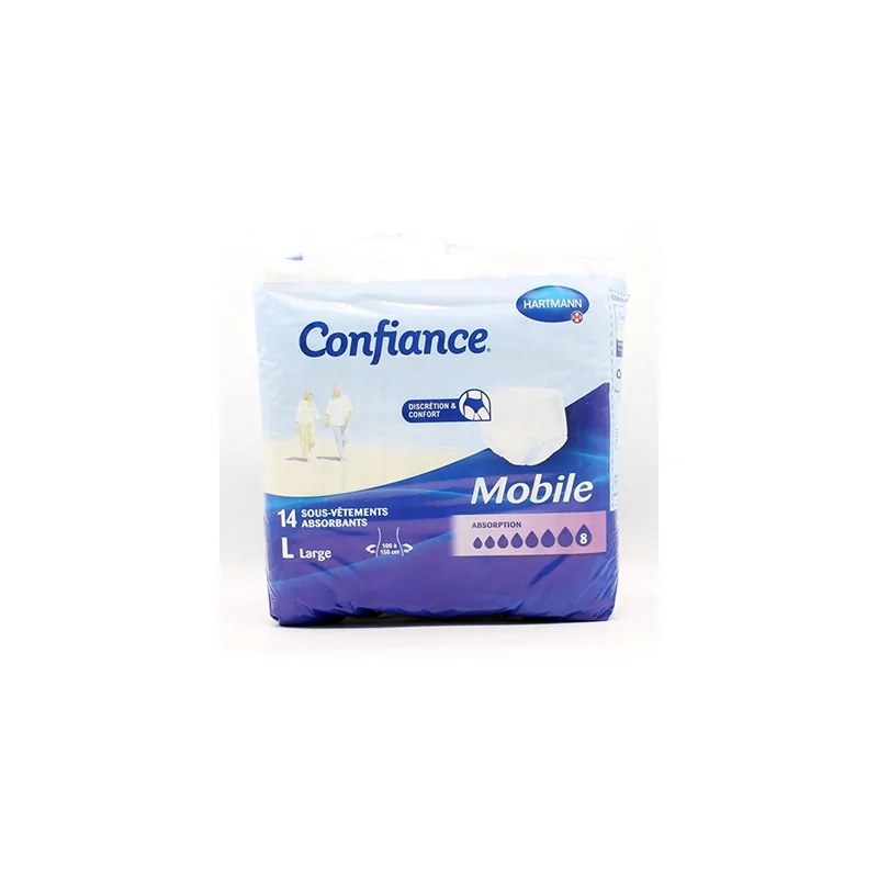 HARTMANN  HARTMANN CONFIANCE MOBILE 8GT TAILLE L/NUIT (T 46-52) X14 - 915723