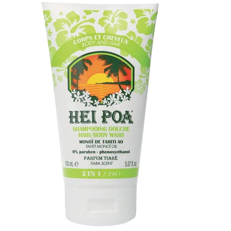 Hei Poa Hei Poa  Shampoing douche corps et cheveux tiaré 150ml