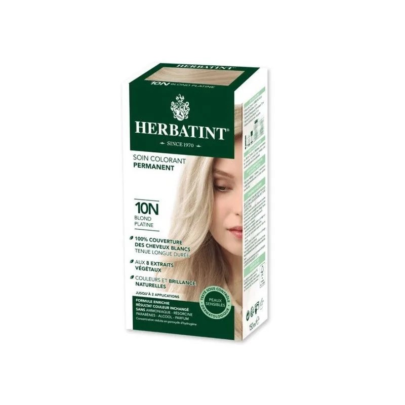 Herbatint HERBATINT SOIN COLORANT PERMANENT 10N BLOND PLATINE