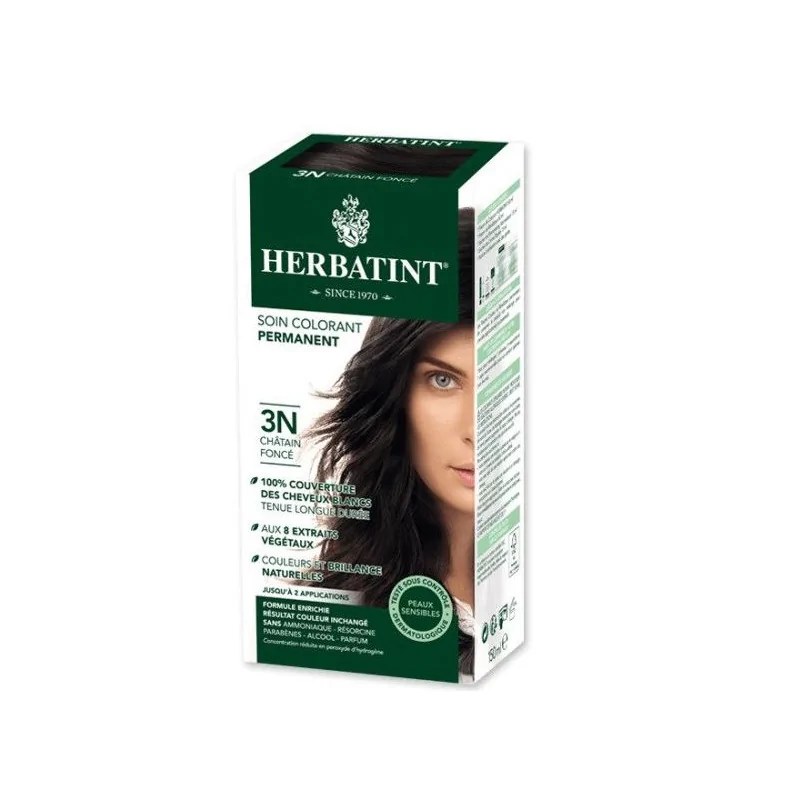 Herbatint HERBATINT SOIN COLORANT PERMANENT 3N CHATAIN FONCE