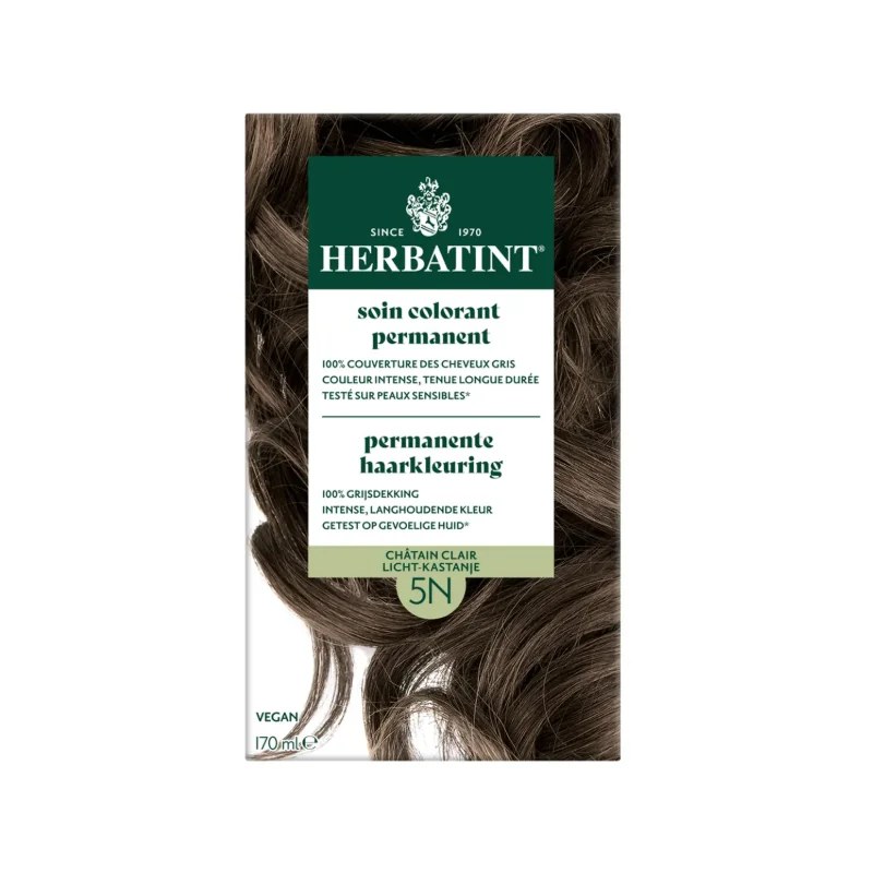 Herbatint HERBATINT SOIN COLORANT PERMANENT 5N CHATAIN CLAIR