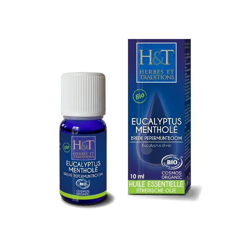 Herbes et traditions HERBES ET TRADITIONS HUILE ESSENTIELLE - EUCALYPTUS MENTHOLE BIO 10ML