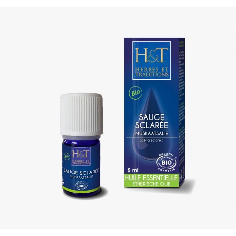 Herbes et traditions HERBES ET TRADITIONS HUILE ESSENTIELLE - SAUGE SCLAREE BIO  10ML