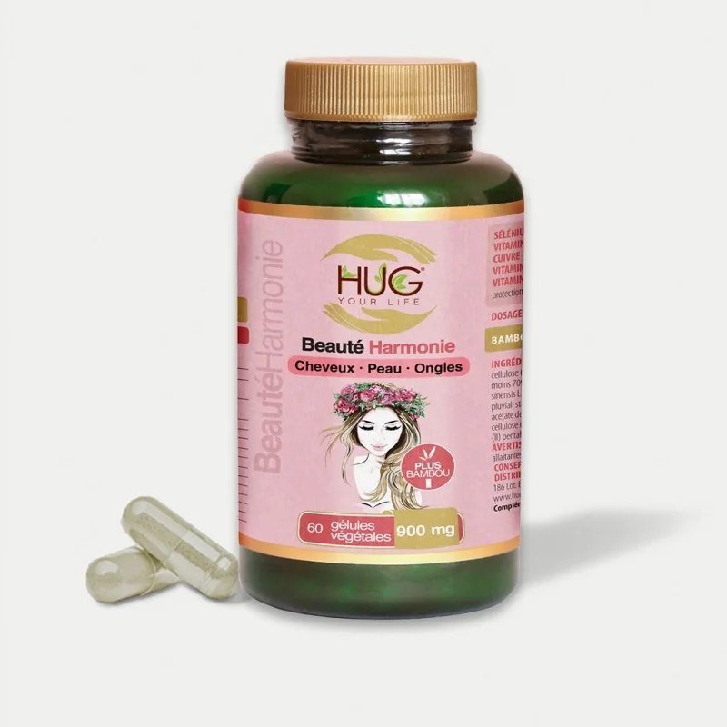 Hug HUG BEAUTE HARMONIE CHEVEUX PEAU ET ONGLE 60 GELULES 900 MG