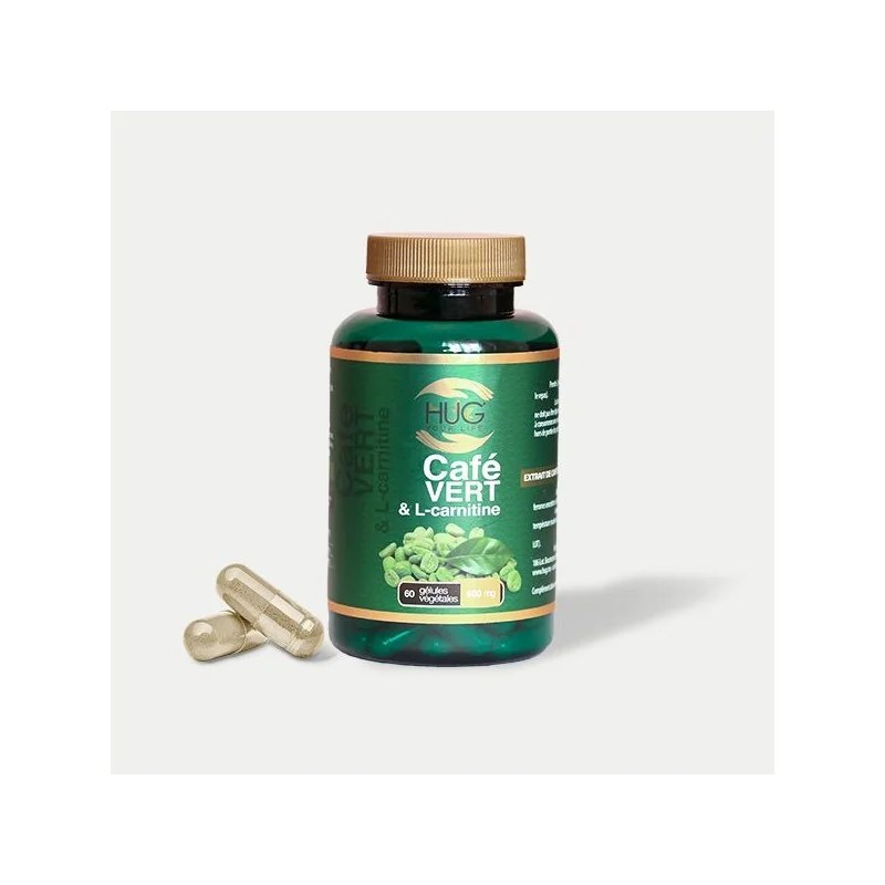 Hug HUG CAFÉ VERT & L-CARNITINE 60 Gélules x 500mg