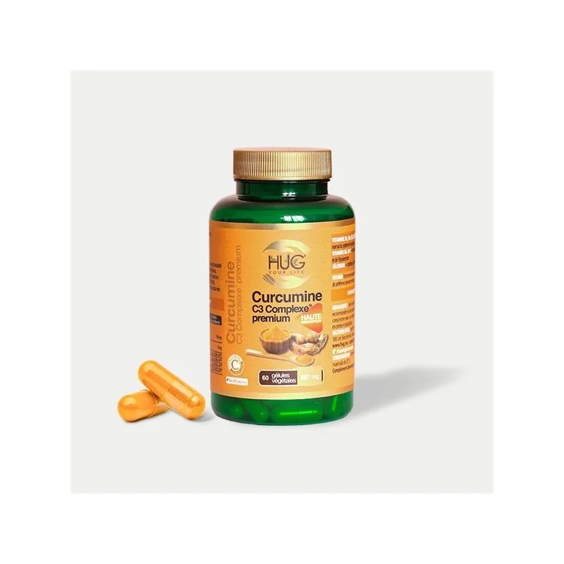 Hug HUG CURCUMIN C3 COMPLEX PREMIUM BOITE 60 CAPSULES