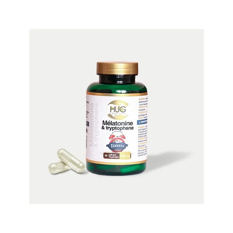 Hug HUG NATURAL MELATONINE ET TRYTOPHANE 30 GELULES