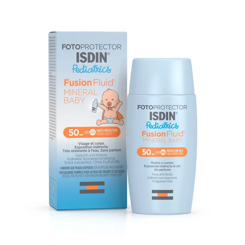 ISDIN  ISDIN Fotoprotecteur Fusion Water Mineral Bébé Pediatrics Spf50+ 50ml