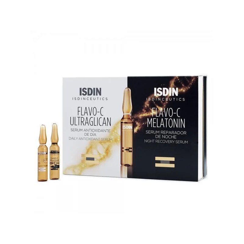 ISDIN  ISDIN ISDINCEUTIQUE FLAVO-C 24H PACK 10+10 Ampoules