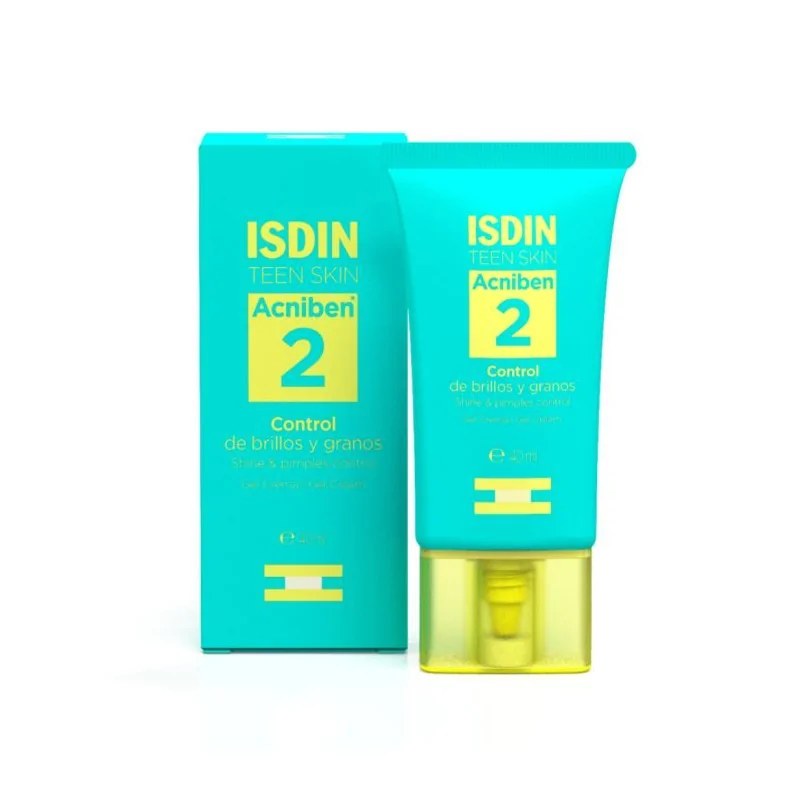 ISDIN  ISDIN TEEN SKIN ACNIBEN 2 GEL CREME POUR PEAUX GRASSE 40 ML