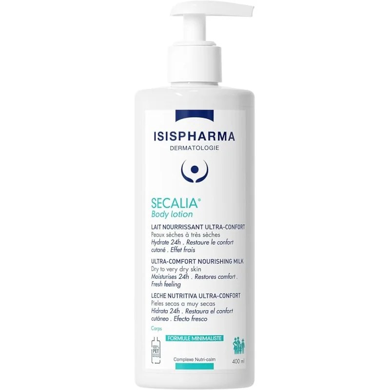 isis pharma ISISPHARMA SECALIA ATO BODY LOTION LAIT NOURRISSANT ULTRA CONFORT 400ML