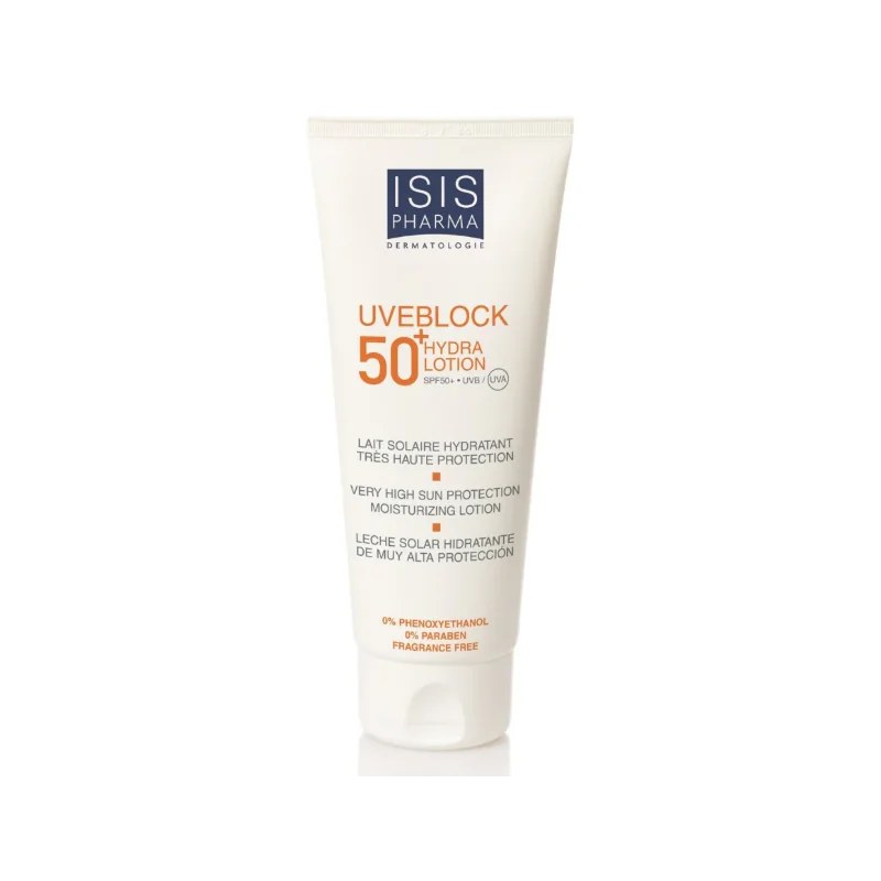 isis pharma ISISPHARMA UVEBLOCK 50+HYDRA LOTION HYDRATANTE SPF 50+