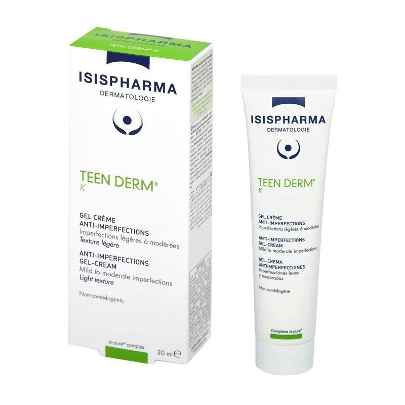 isis pharma ISIS PHARMA TEEN DERM K GEL CRÈME ANTI IMPERFECTIONS 30ML