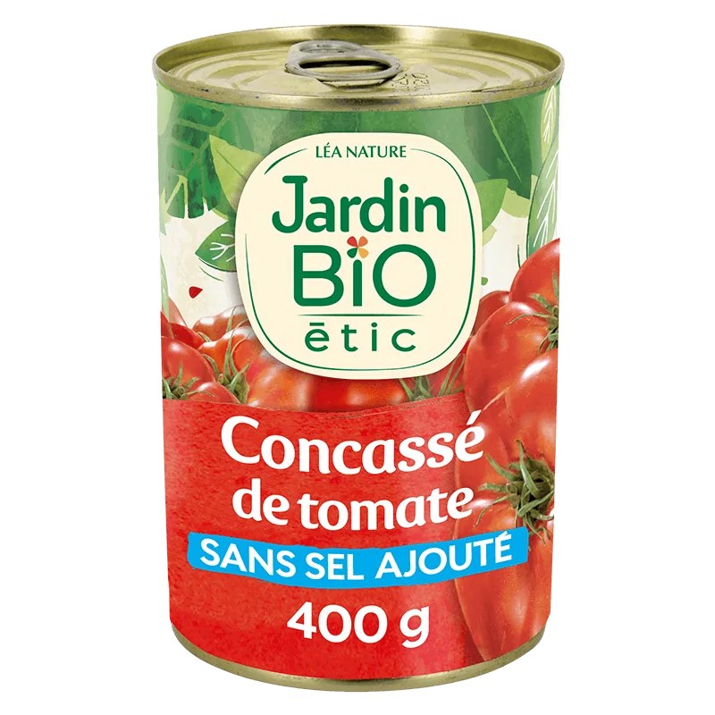 JARDIN BIO JARDIN BIO CONCASSE DE TOMATE MORCEAUX 400G