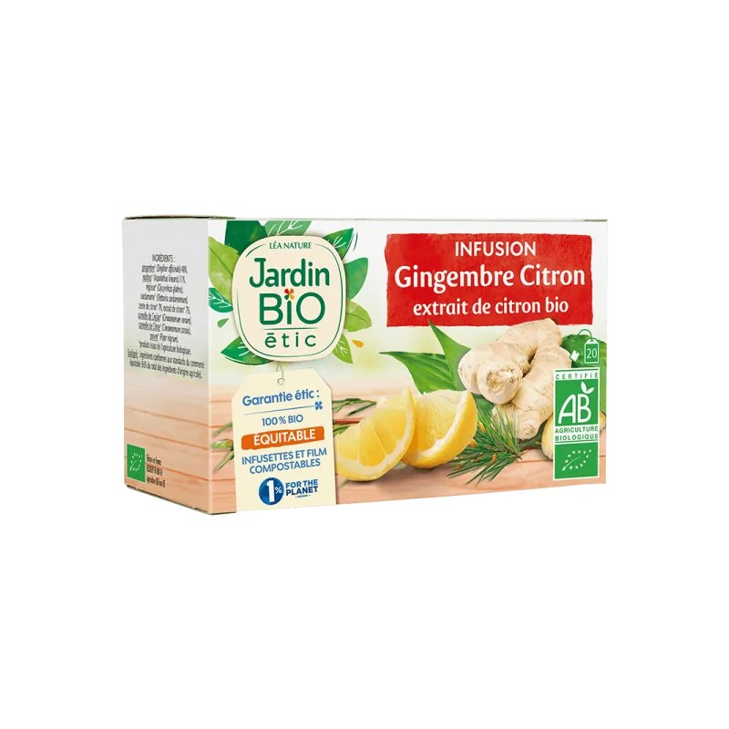 JARDIN BIO JARDIN BIO INFUSION GINGEMBRE CITRON 30G