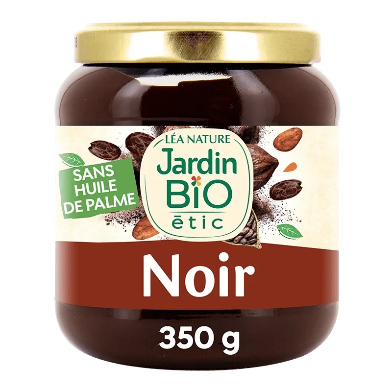 JARDIN BIO JARDIN BIO PATE A TARTINER NOIR FORTE EN CACAO 350G
