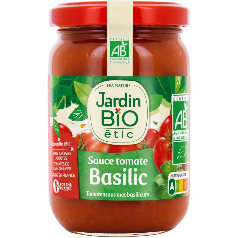 JARDIN BIO JARDIN BIO SAUCE TOMATE BASILIC 200G
