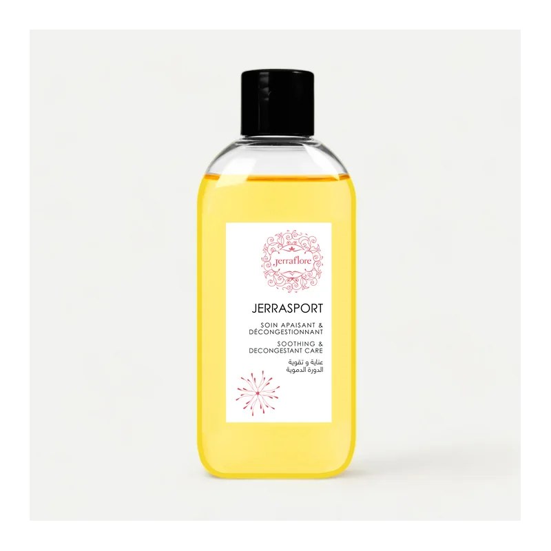 JERRAFLORE JERRAFLORE JERRA SPORT 150ml Huile De Massage Anti-Douleurs Et Relaxant Musculaire