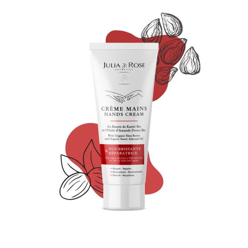 Julia & Rose Julia & Rose Creme Mains Seches a Tres Seches 50ml