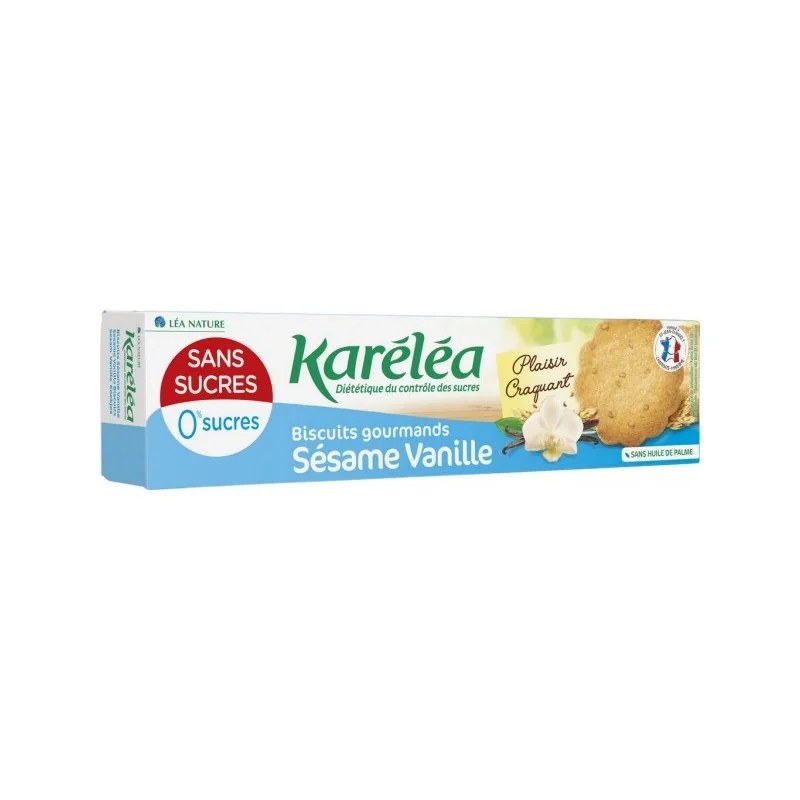 KARELEA KARELEA BISCUITS SESAME VANILLE SS 132G