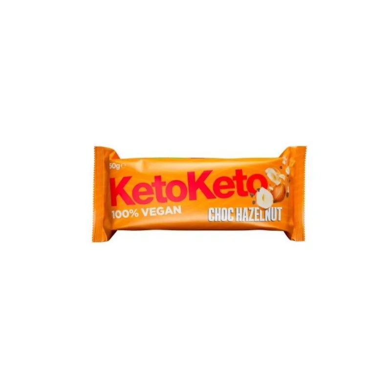 Keto Keto Keto Keto Barre  cacao et noisettes 50g - Vegan