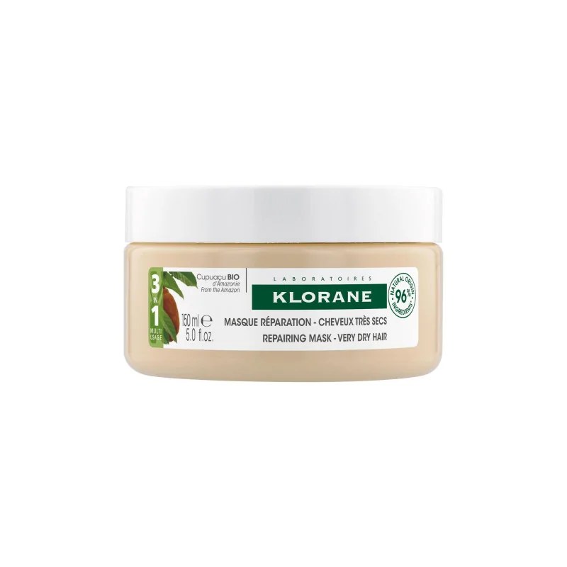 KLORANE Klorane - Masque Réparation 3 en 1 au Cupuaçu BIO - Cheveux très secs 150 ml
