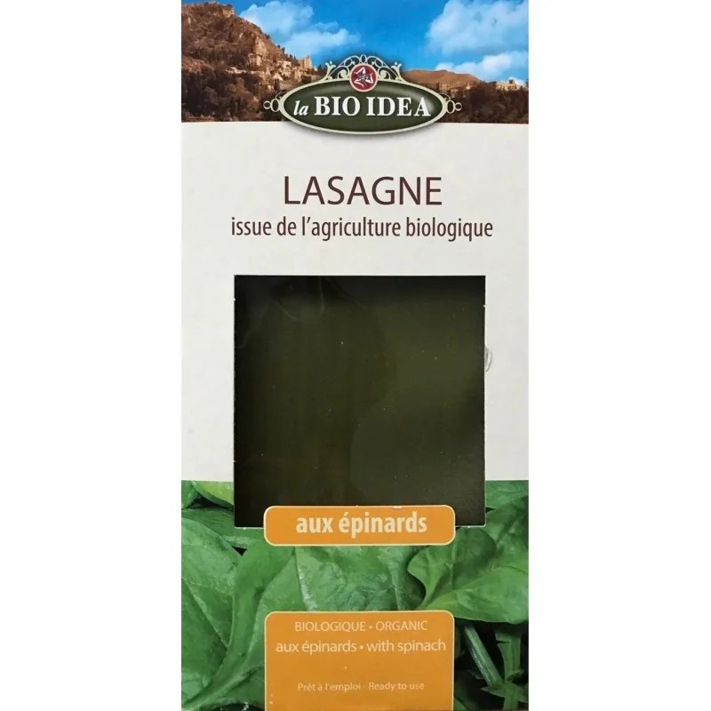 La Bio Idea La Bio Idea LASAGNE AUX EPINARDS 250G