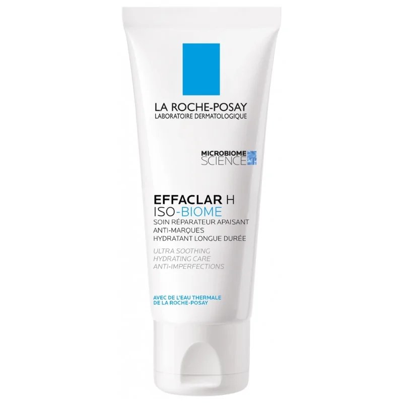 LA ROCHE-POSAY La Roche Posay Effaclar H Iso-Biome Soin Réparateur Apaisant Anti-Marques 40 ml